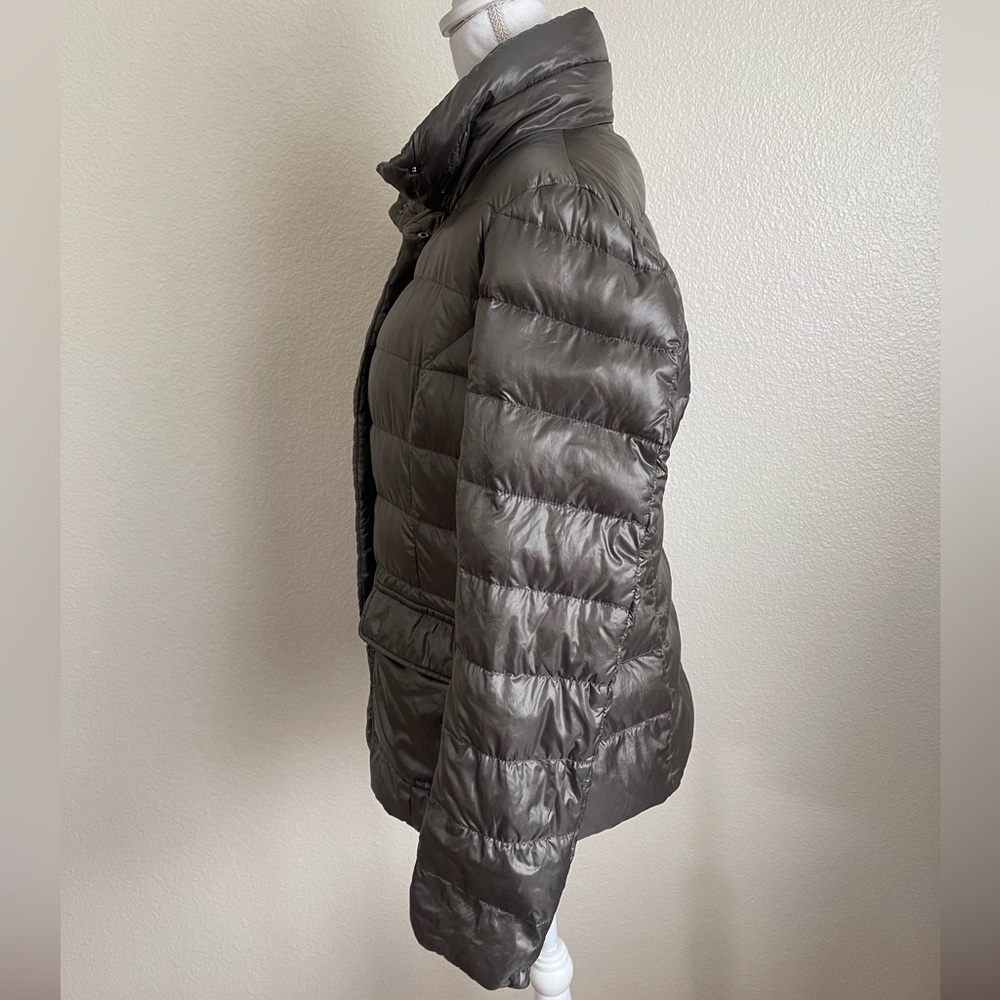 Herno Metallic Gray Puffer Jacket - Picture 7 of 15